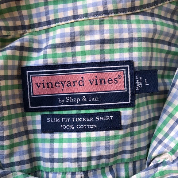 Vineyard Vines Slim Fit Tucker Shirt Large - Picture 4 of 4